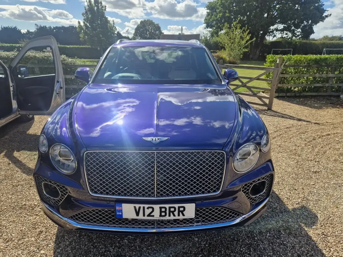 Bentley exterior gleaming after a premium detail